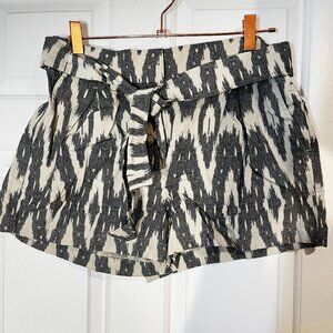 J. Crew Linen & Cotton Bow Tie Belt Shorts